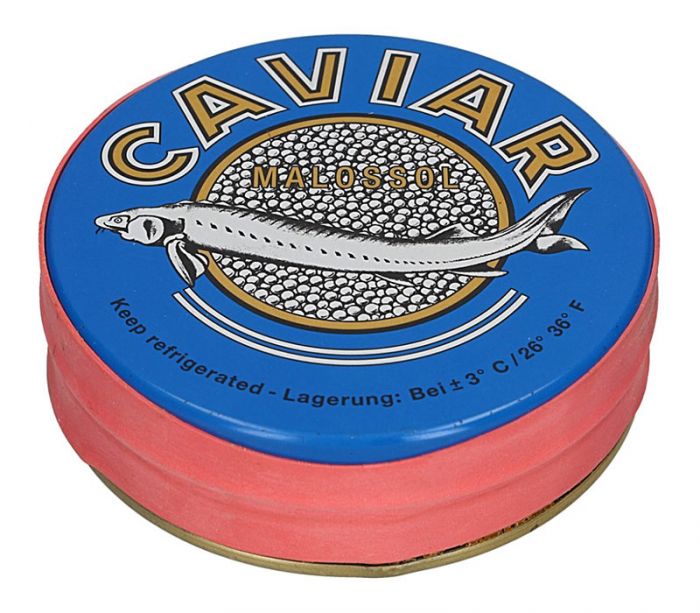 Икра Черная Осетровая CAVIAR MALOSSOL 250гр