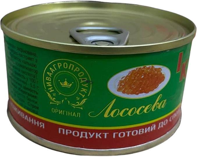 Ниваагропродукт Икра красная имитация 130г - "Три королі" Ниваагропродукт Икра красная имитация 130г - "Три королі"