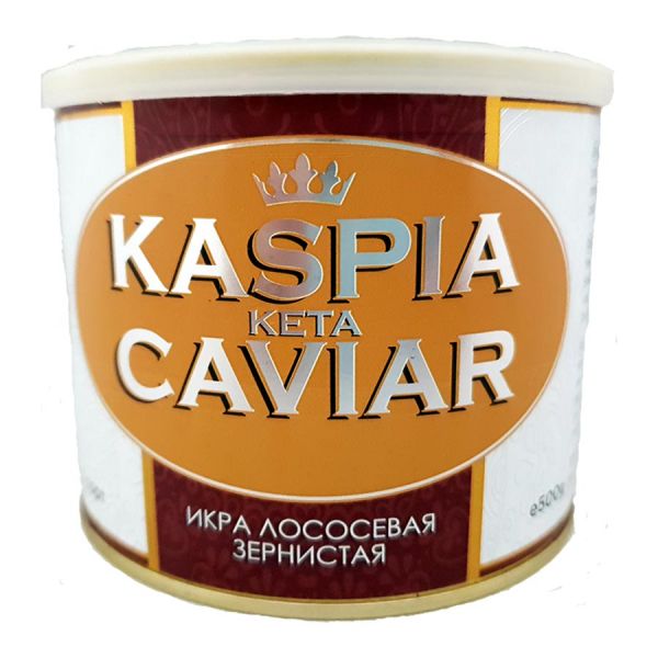 Икра Кеты Kaspia Caviar Keta 500гр Каспия Кавиар