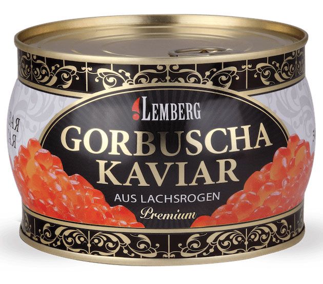 Икра Лемберг Горбуша 500 грамм Lemberg Gorbuscha Kaviar Premium