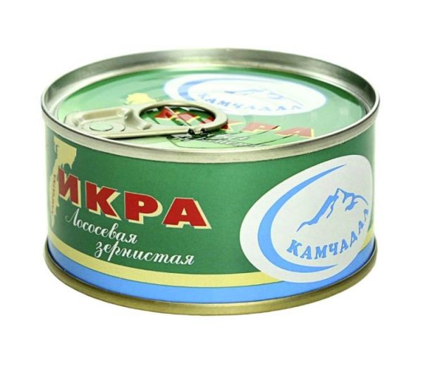 Камчадал Икра Лососевая зернистая 100г