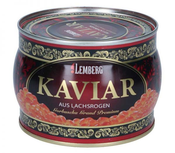 Lemberg Kaviar Gorbuscha Grand Premium 500гр Икра Горбуши  Lemberg Kaviar Gorbuscha Grand Premium 500гр Икра Горбуши