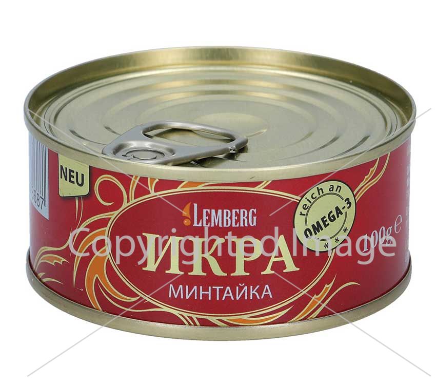 Купить Икра Минтая "Минтайка" Lemberg 100гр в Киеве, Одессе, Харькове ...
