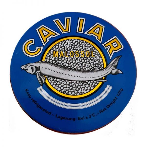 Ікра Чорна Осетрова CAVIAR MALOSSOL 100гр (не пастеризована) Ікра Чорна Осетрова CAVIAR MALOSSOL 100гр (не пастеризована)